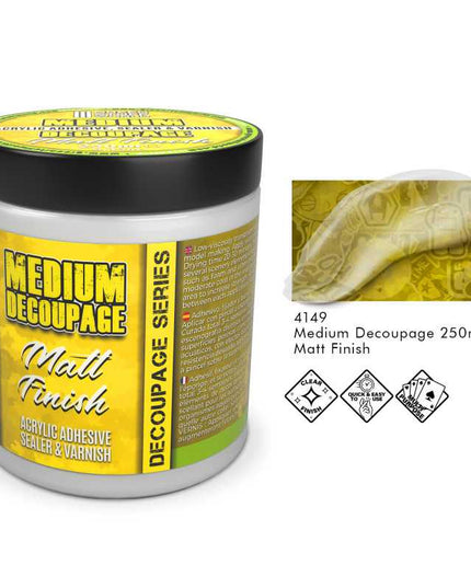 GSW Decoupage Medium Matt 250ml
