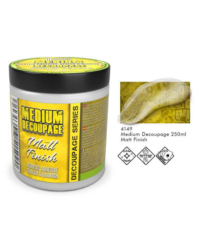 GSW Decoupage Medium Matt 250ml