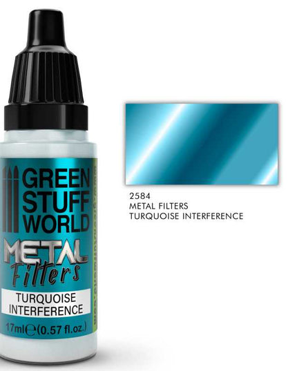 GSW 2584 Metal filters - Turquoise