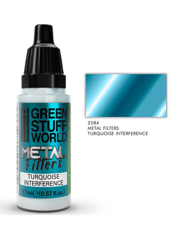 GSW 2584 Metal filters - Turquoise