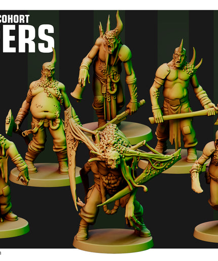 Miasmic Cohort Lepers X6 MINIATURES