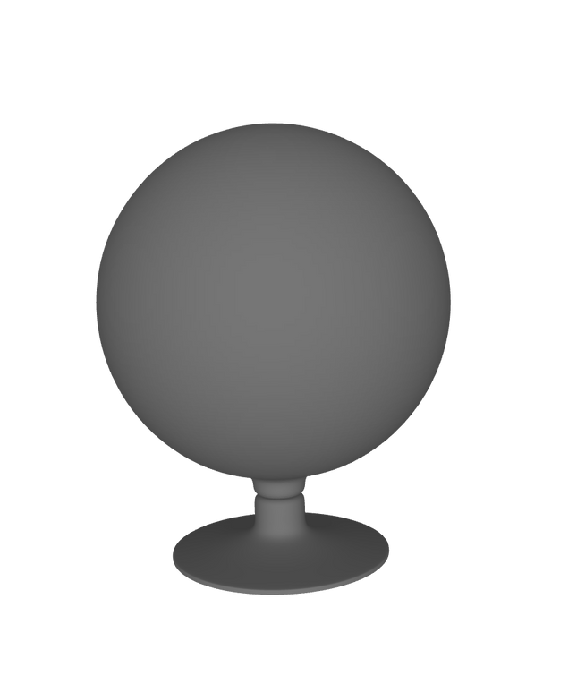 28mm Retro Futurism Round Ball Chair Sci-Fi Tabletop Gaming