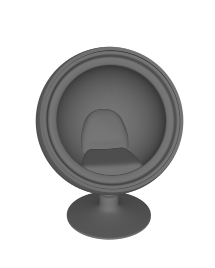 28mm Retro Futurism Round Ball Chair Sci-Fi Tabletop Gaming