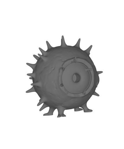 28mm Sci-Fi One-Eyed Alien with Spiked Armor.