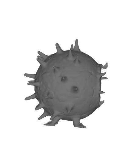 28mm Sci-Fi One-Eyed Alien with Spiked Armor.