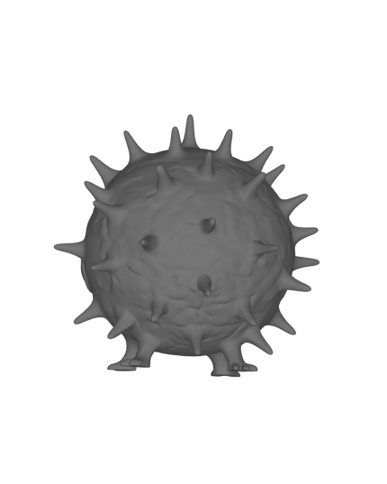 28mm Sci-Fi One-Eyed Alien with Spiked Armor.