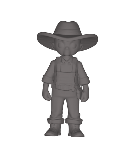 28mm Sci-Fi Child Android Cowboy Kid Miniature