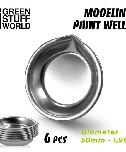GSW Modelling Paint Wells x6