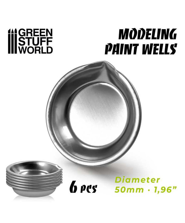 GSW Modelling Paint Wells x6