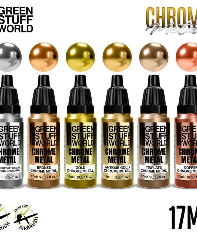 GSW 10133 Chrome Metal Set (6 Pcs)