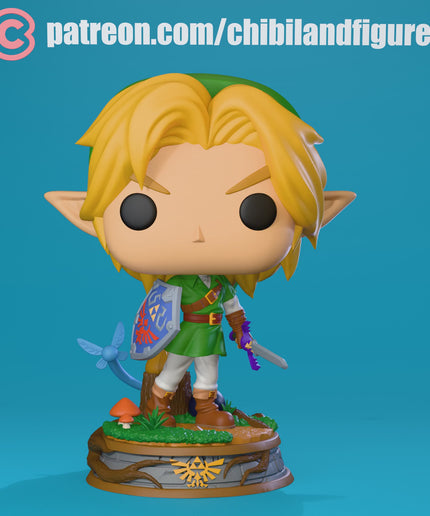 THE LEGEND OF ZELDA LINK / FUNKO / UNPAINTED