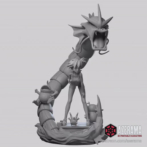 POKEMON MISTY 28CM 18 PARTS + 10 ALTERNATIVE PARTS