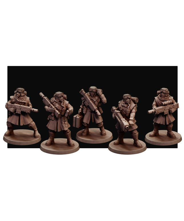 Desert Hawks Recon Team X5 MINIATURES