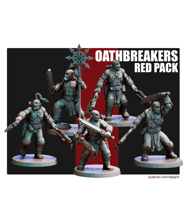 Oathbreakers Red Pack X5 MINIATURES