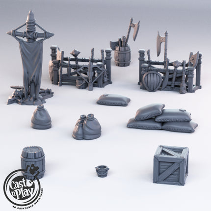 Camp Weapons and Props