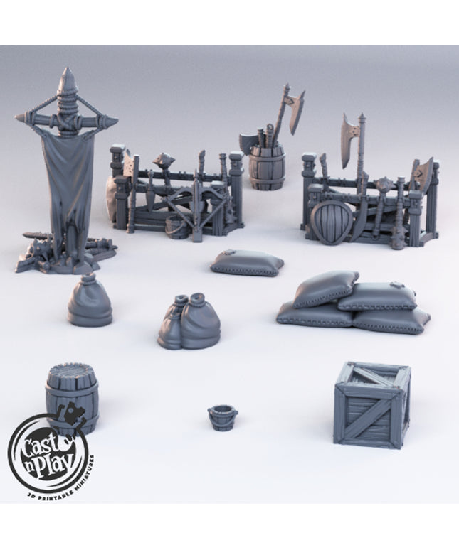 Camp Weapons and Props