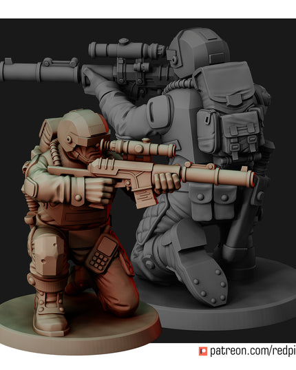 Airborn Sniper Team X3 MINIATURES