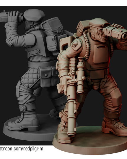 Airborn Sniper Team X3 MINIATURES