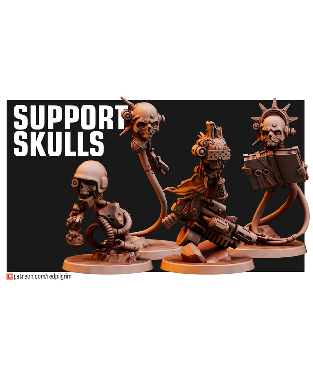 Skulls v2 X4 MINIATURES