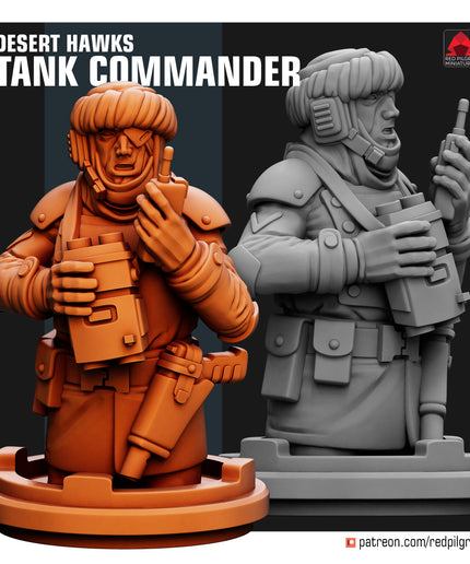 Desert Hawks Tank Commander MINIATURE