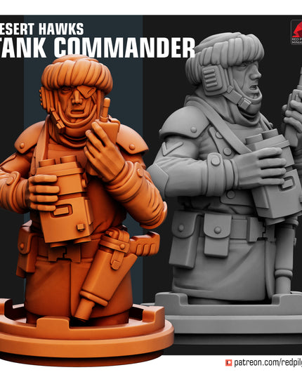 Desert Hawks Tank Commander MINIATURE
