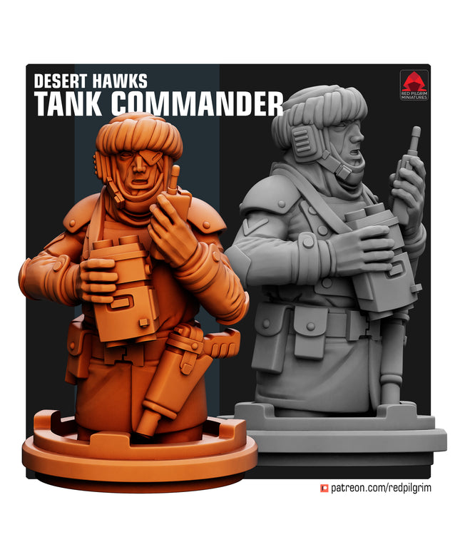 Desert Hawks Tank Commander MINIATURE