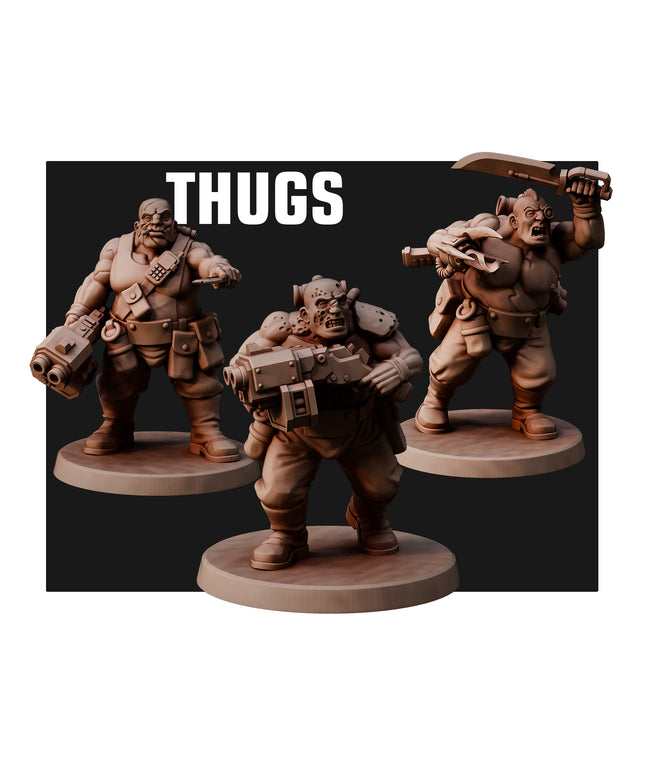 Old Thugs X3 MINIATURES