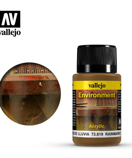 3DPRINT VALLEJO WEATHERING EFFECTS 40ML Rainmarks