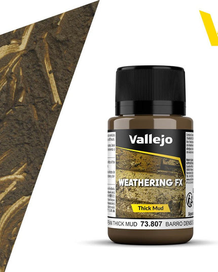 3DPRINT VALLEJO WEATHERING EFFECTS 40ML Thick Mud