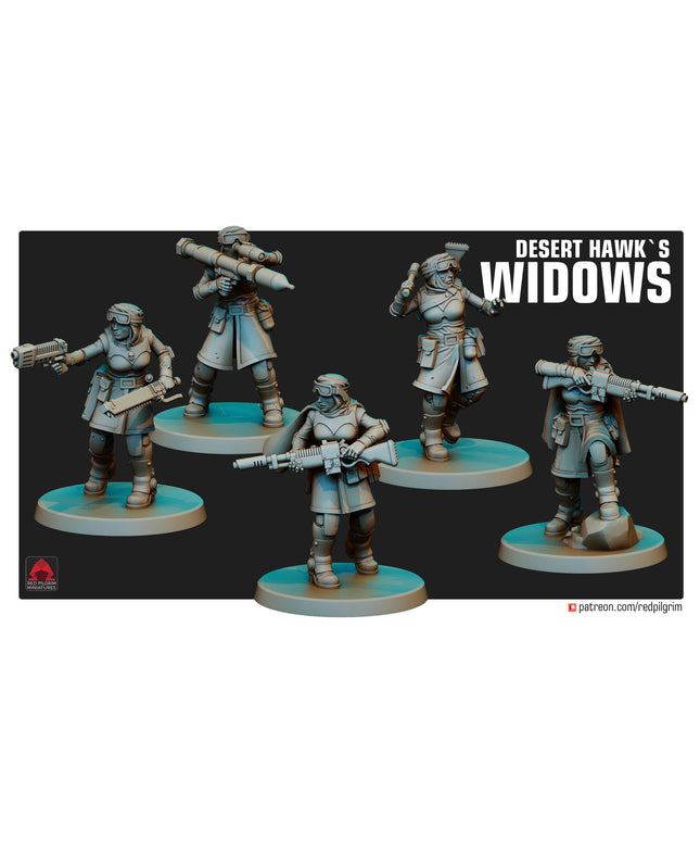 Desert Hawks Widows X5 MINIATURES