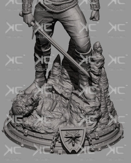 The Witcher Netflix Fan Art  Statue 1/6 Scale